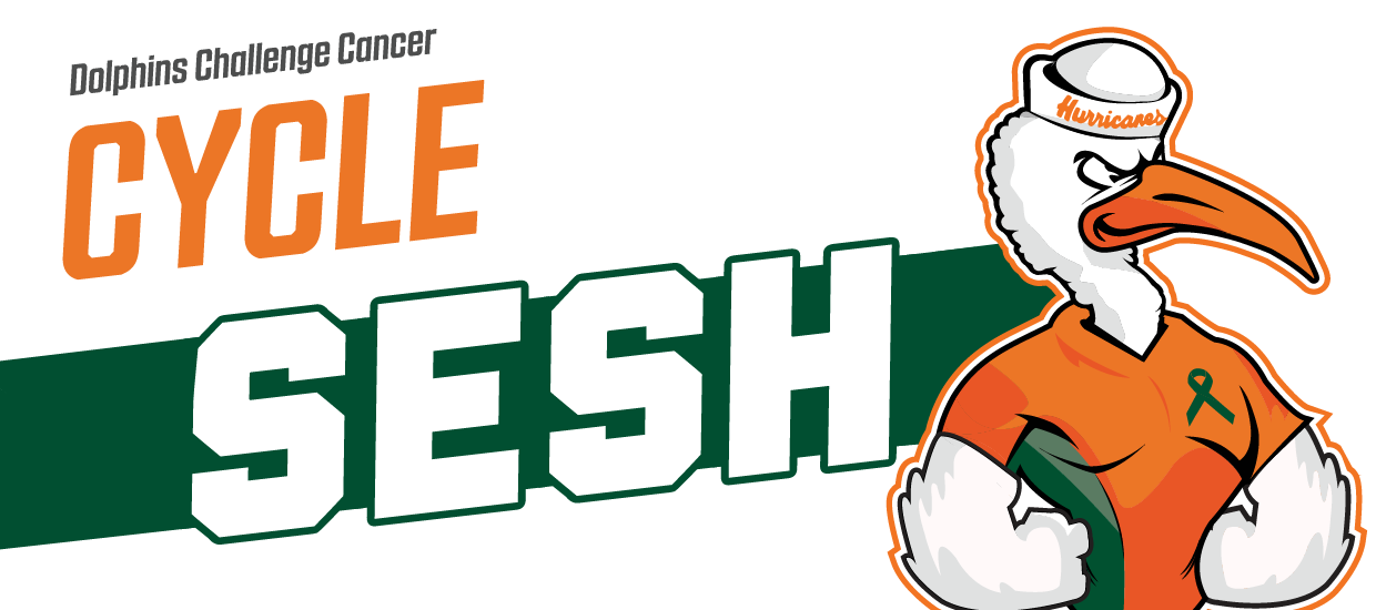 Dolphins Challenge Cancer Cycle Sesh [logo]